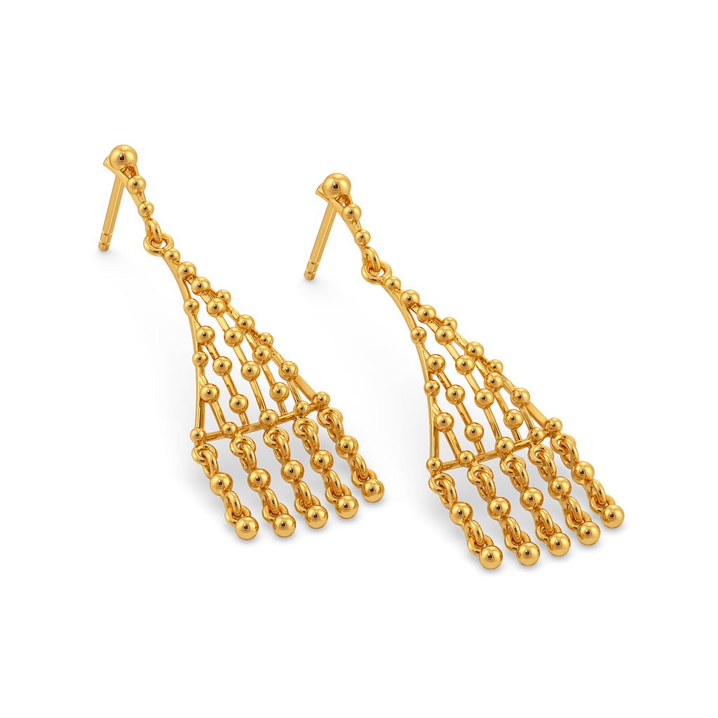 In a Fantasy Land Gold Earrings