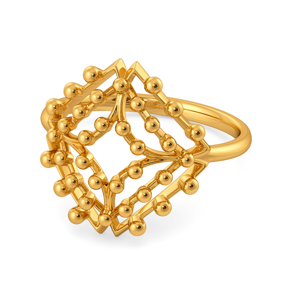 Unbridled Frivolity Gold Rings