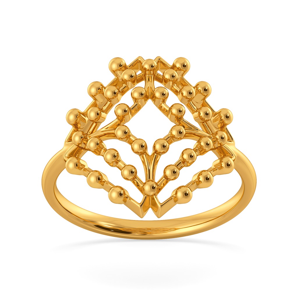 Unbridled Frivolity Gold Rings
