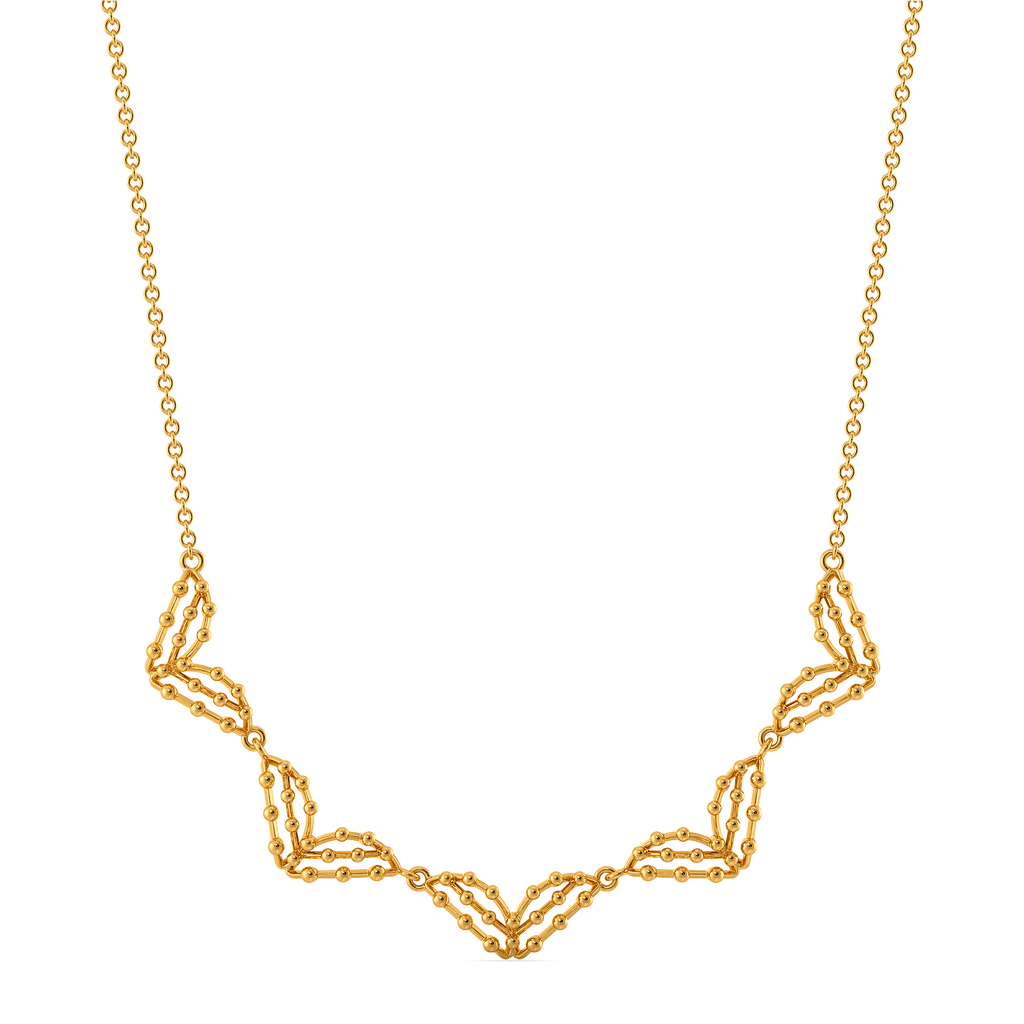 Unbridled Frivolity Gold Necklaces