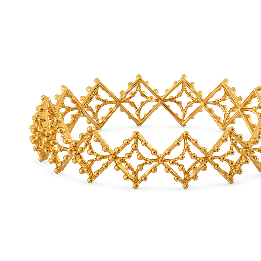 Unbridled Frivolity Gold Bangles