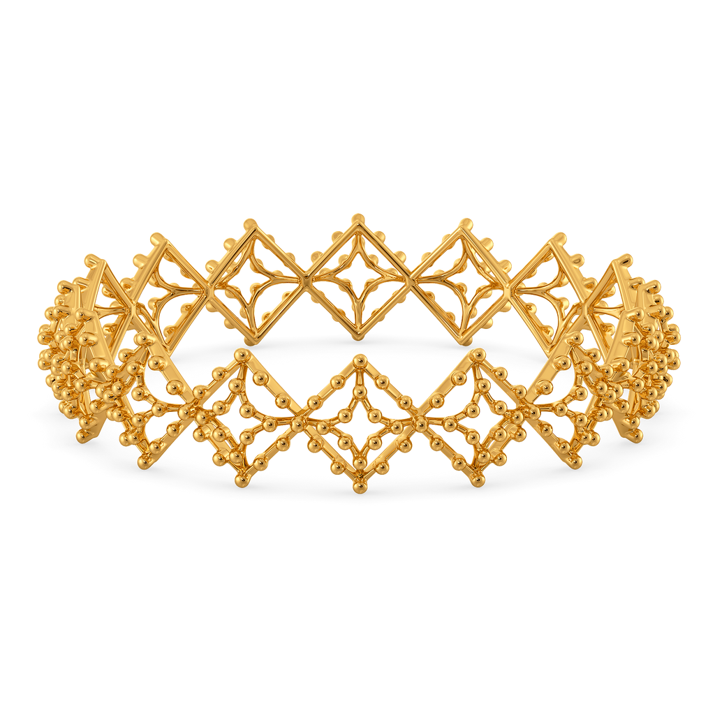Unbridled Frivolity Gold Bangles