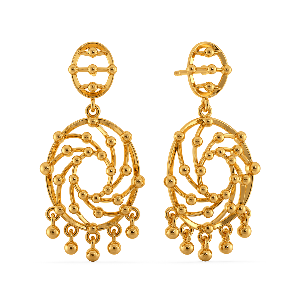 Wear Your Individuality Gold Earrings