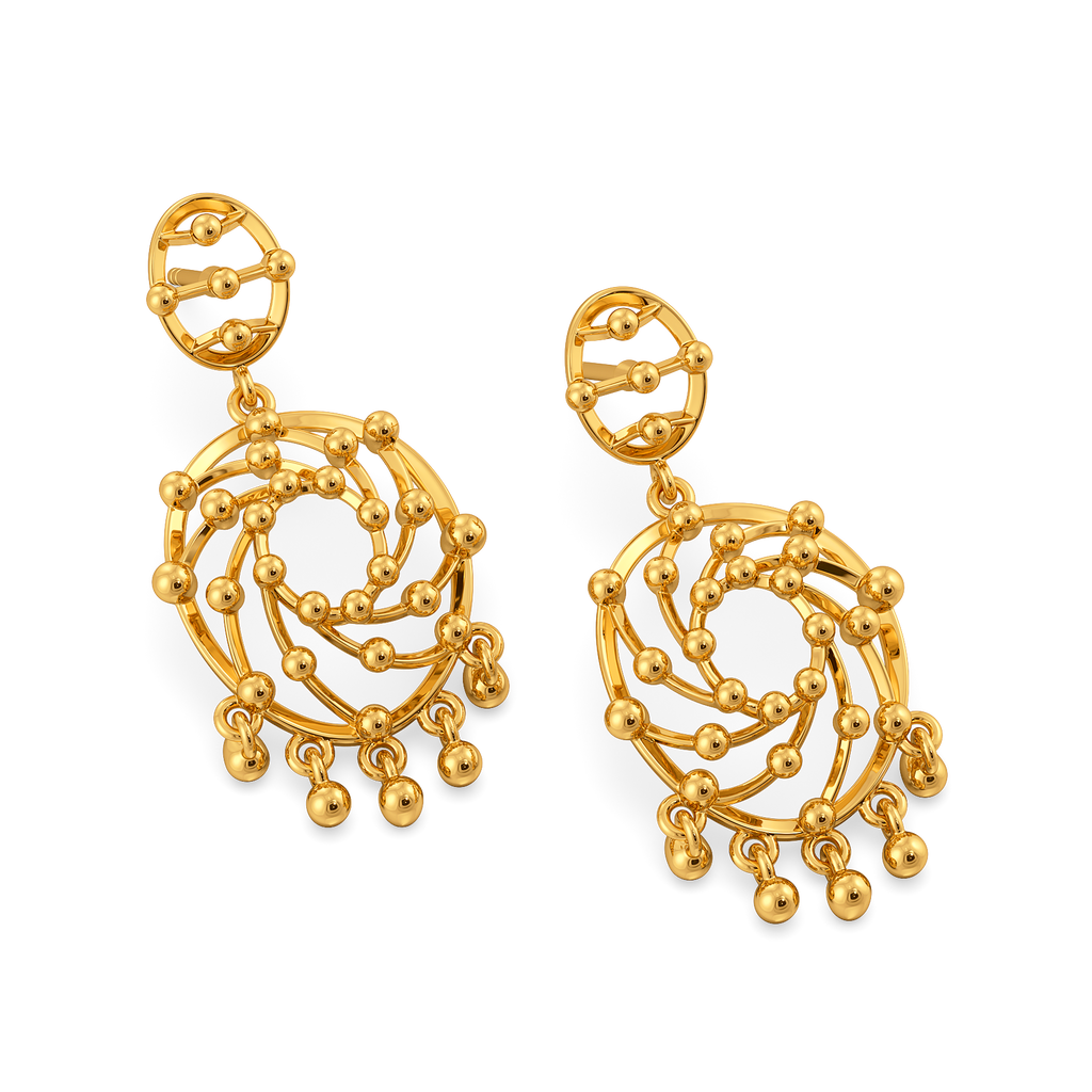 Wear Your Individuality Gold Earrings