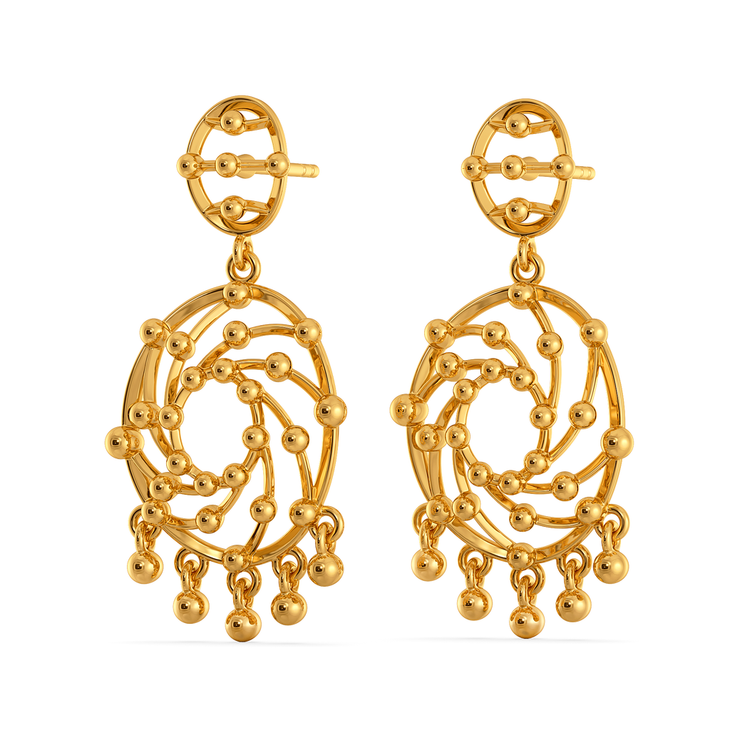 Wear Your Individuality Gold Earrings
