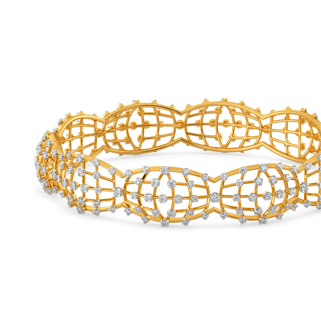 Lattice of Luxury Diamond Bangles