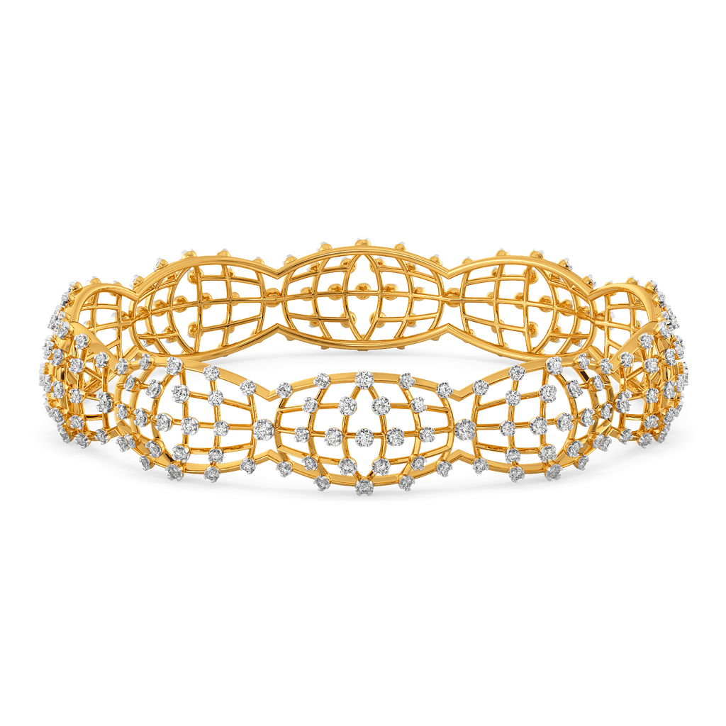 Lattice of Luxury Diamond Bangles
