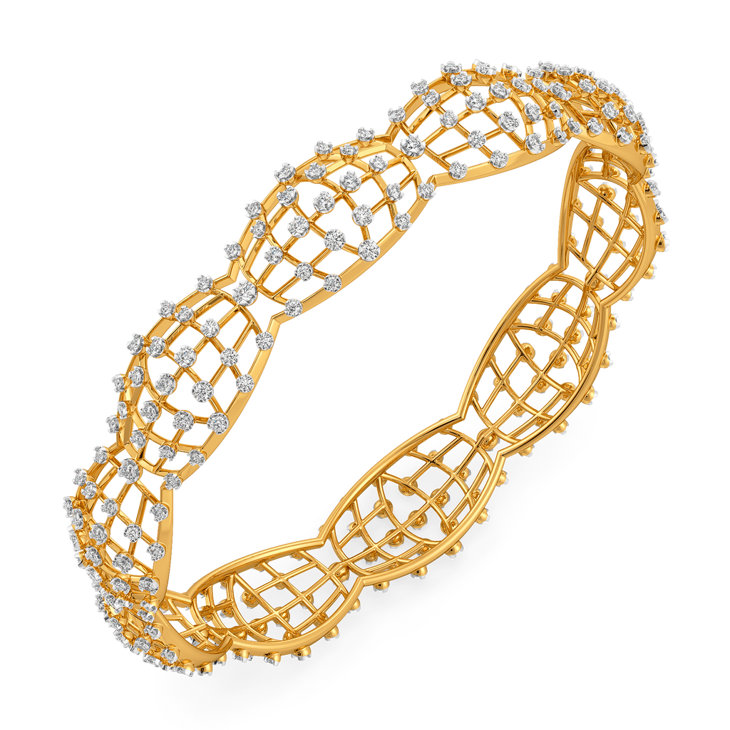 Lattice of Luxury Diamond Bangles