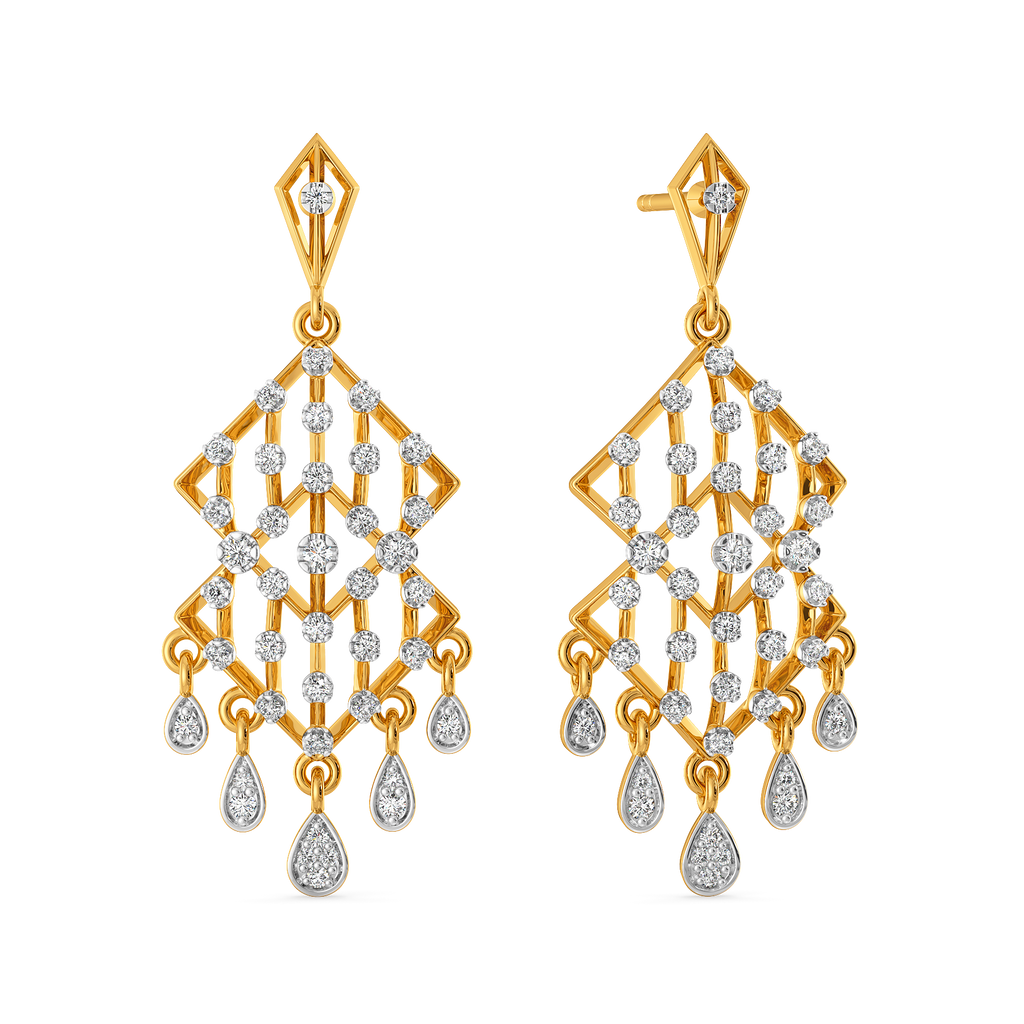 Extravagant Charm Diamond Earrings