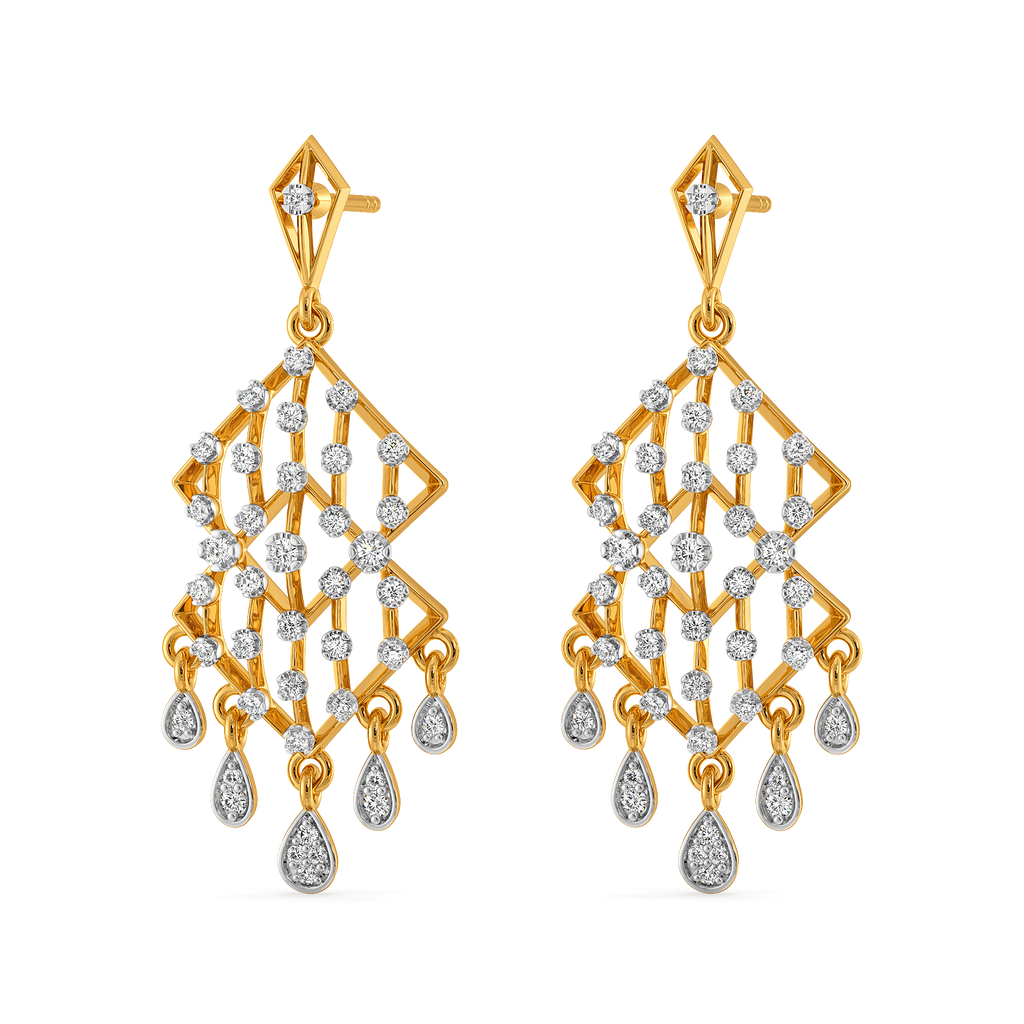 Extravagant Charm Diamond Earrings