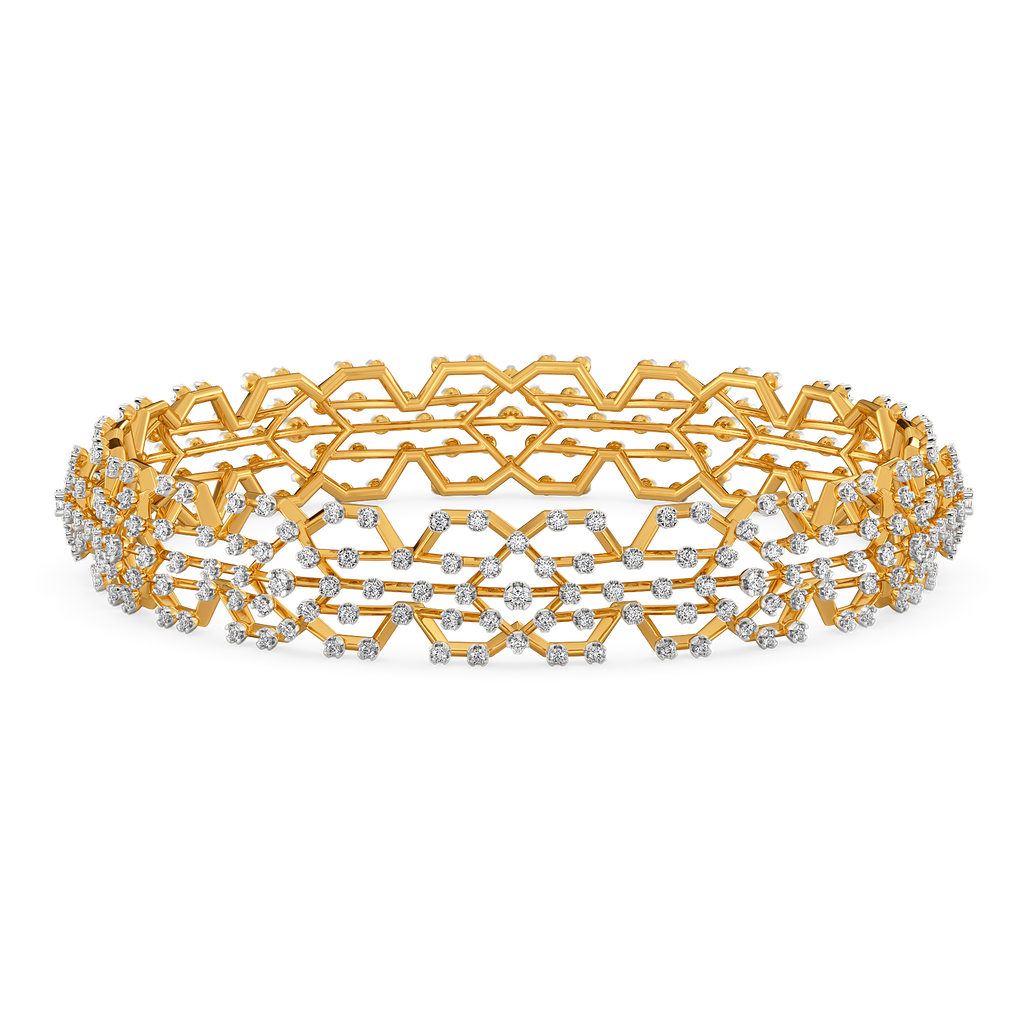 Extravagant Charm Diamond Bangles
