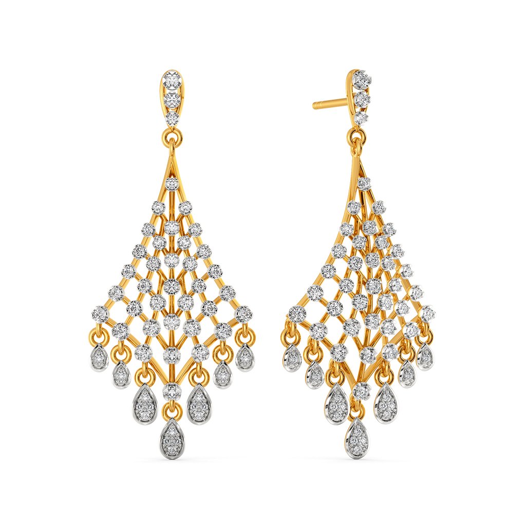 Extravagant Party Diamond Earrings