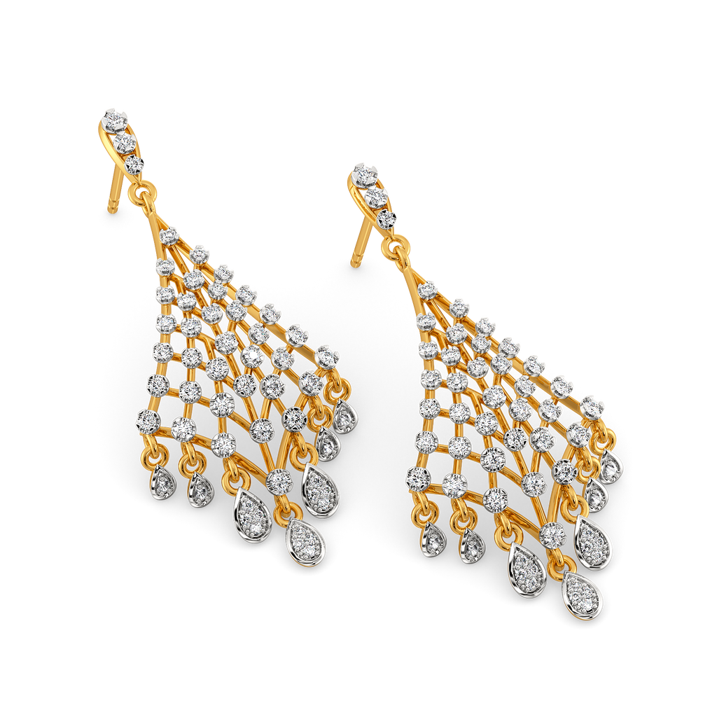 Extravagant Party Diamond Earrings