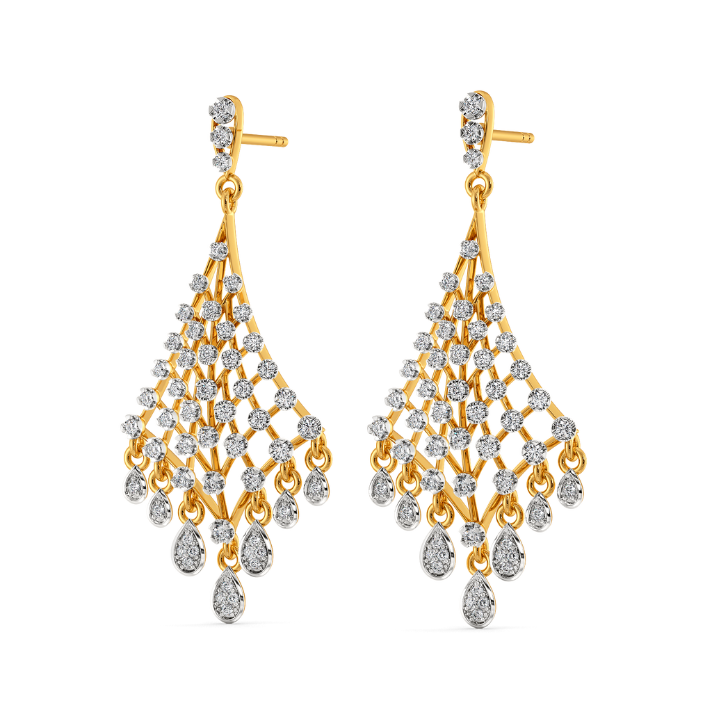 Extravagant Party Diamond Earrings