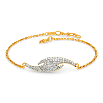 Bracelets, Jewellery, Vintage Design • 18k White Gold and Platinum Diamond  Bracelet • DesignYard