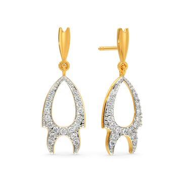 Vicious Venator Diamond Earrings