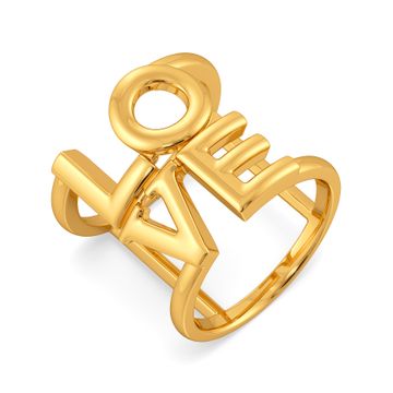 Love Wins Gold Rings
