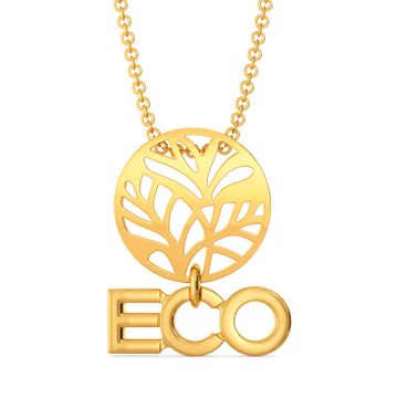 Eco Trails Gold Pendants