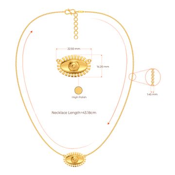 United Fervour Gold Necklaces