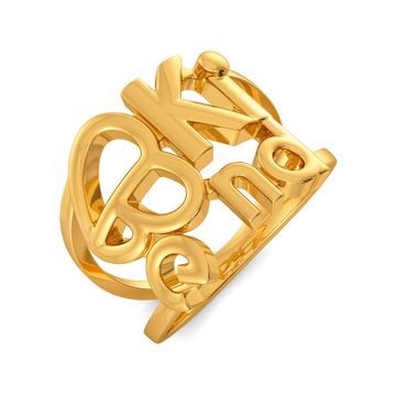 Be Kind Gold Rings