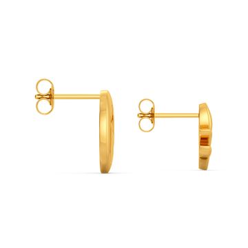 Planet A Gold Earrings