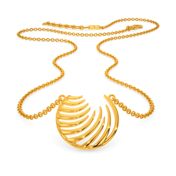 Feather Perfect Gold Necklaces