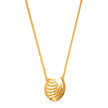 Feather Perfect Gold Necklaces