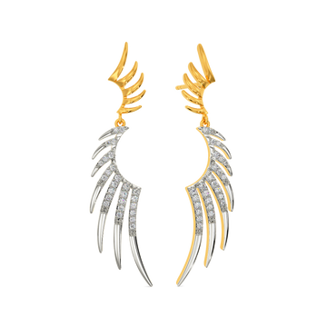 Feather Dream Diamond Earrings