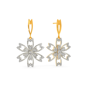 Floral Fantasia Diamond Earrings