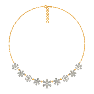 Floral Fantasia Diamond Necklaces