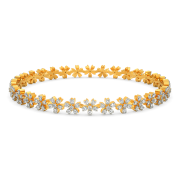 Floral Fantasia Diamond Bangles