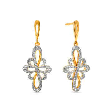 Petal Whispers Diamond Earrings