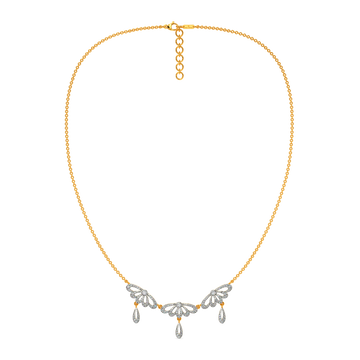 Petal Whispers Diamond Necklaces