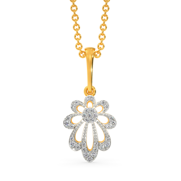 Petal Whispers Diamond Pendants