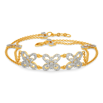 Express in Florals Diamond Bracelets