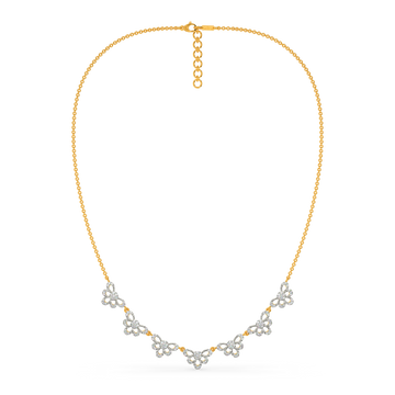 Express in Florals Diamond Necklaces