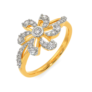 In a Floral Dream Diamond Rings