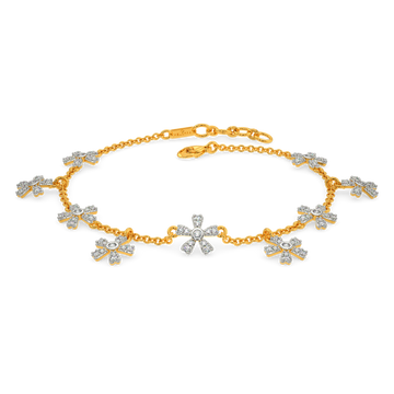 Flora Sparkle Diamond Bracelets