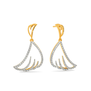 Wings and Party Diamond Earrings