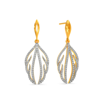 Winged and Whimsy Diamond Earrings
