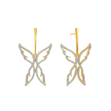 Spread Your Wings Diamond Earrings