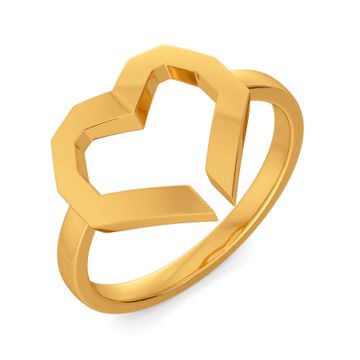 Flaunt Fondly Gold Rings