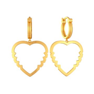 Vision O Love Gold Earrings
