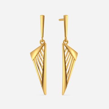 Wild Tropic Gold Earrings