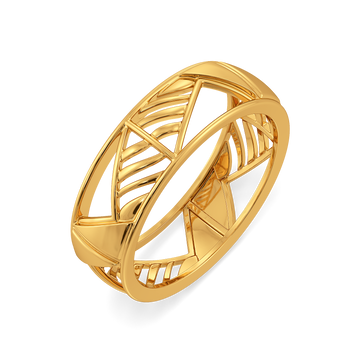 Jungle Muse Gold Rings