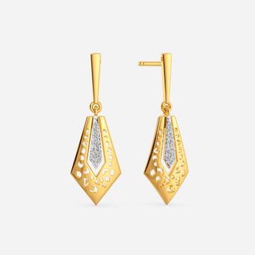 Wild Notch Diamond Earrings