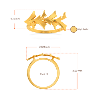 Strikingly Gold Rings