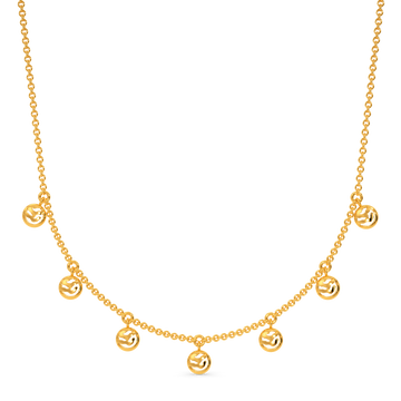 Power Drama Gold Necklaces