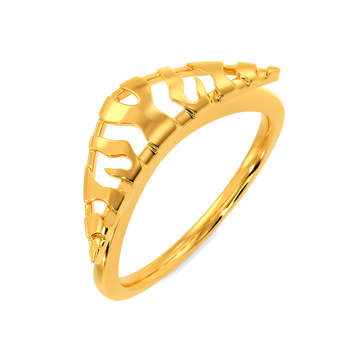 Sign Of Power Gold Rings