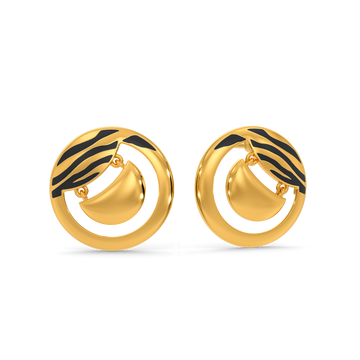 Strength Manifold Gold Earrings